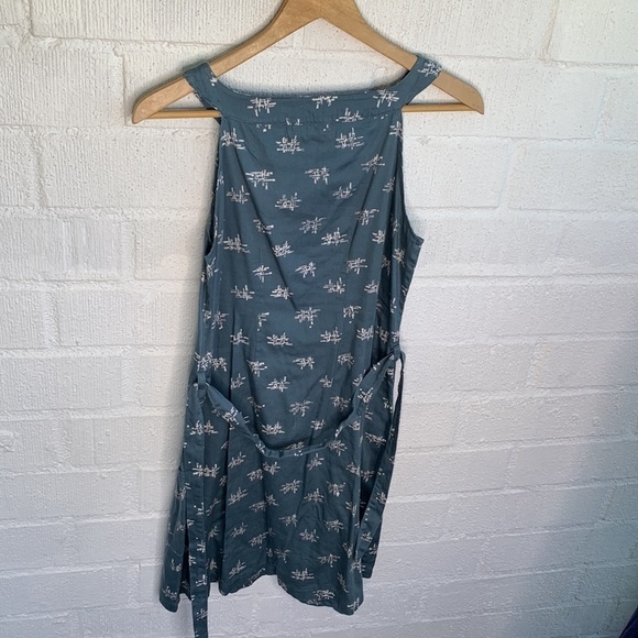 Passion Lilie Fit & Flare Fair Trade Pockets Tye Belt Sustainable Dress sz S - Picture 8 of 8